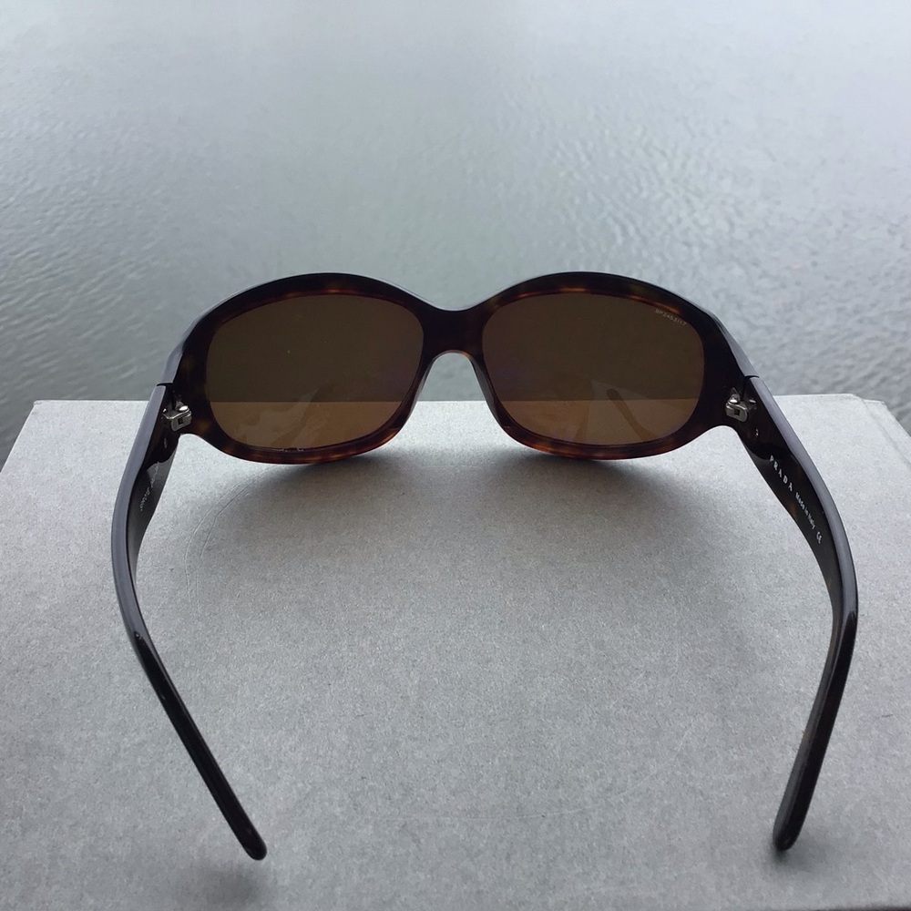 Prada Tortoise Sunglasses SPR 01E 2AU 3N1 Made in Italy - Picture 6 of 15